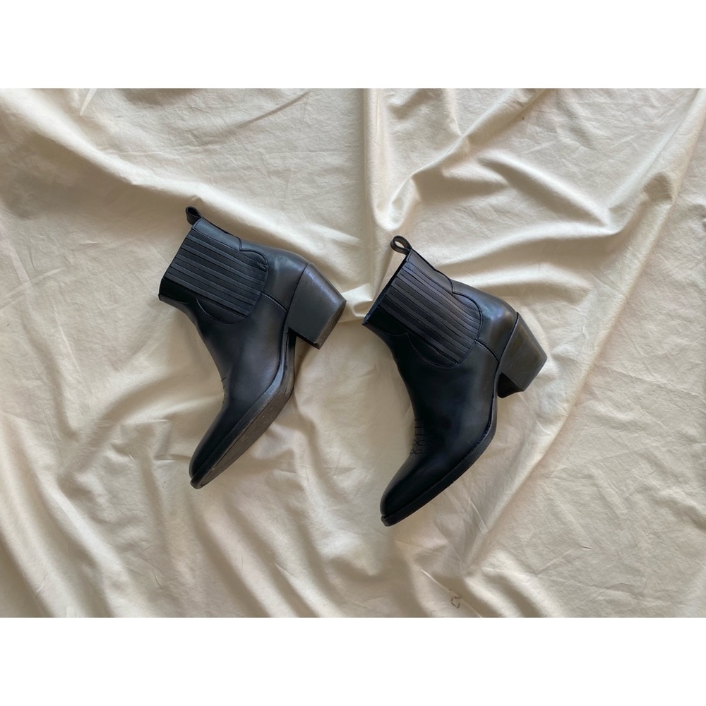 90% New Maje Black Chelsea Ankle Bootiesq